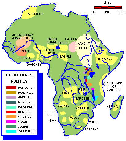 African Ethno-Political Divisions Before the Berlin Conference